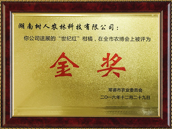 世紀(jì)紅金獎